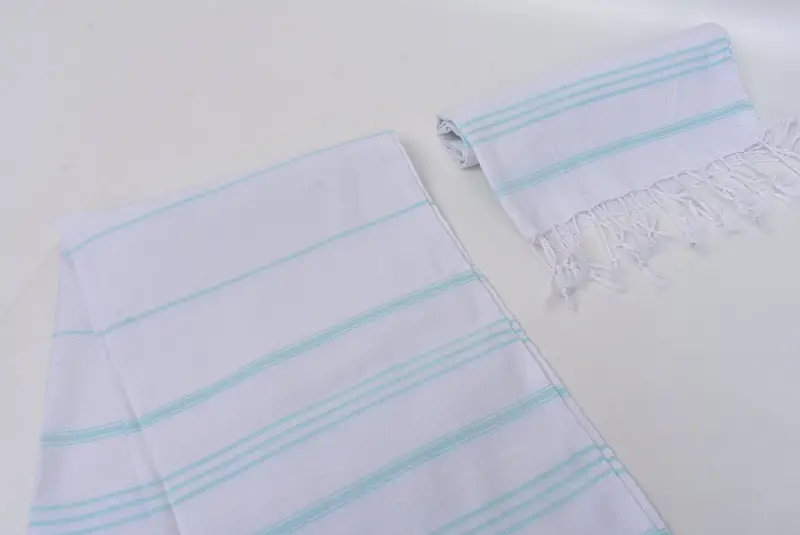 Özel düğün hediyeleri, erkek arkadaş için hediye, 40x24 pamuklu çizgili havlu, nedime hediyeleri, Türk çay havlu, banyo havlu, eve taşıma hediyesi - 7