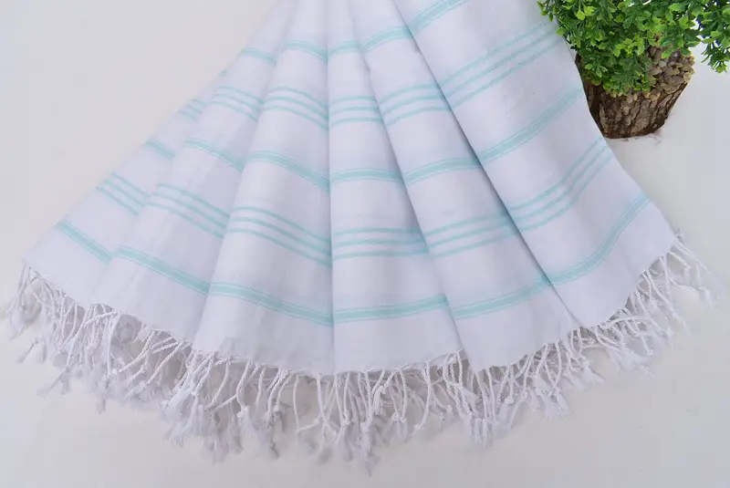 Özel düğün hediyeleri, erkek arkadaş için hediye, 40x24 pamuklu çizgili havlu, nedime hediyeleri, Türk çay havlu, banyo havlu, eve taşıma hediyesi - 4