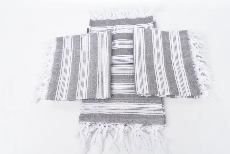 Personalized Towel Gift, Home Gift, Gift For Her, Travel towel, 70x40 Cotton Striped Towel, Turkish Towel Monogram, Bachelorette Party Decorations - 6