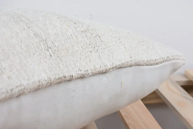 Boho Chic Cushion Cover, Bench Pillow Case, Home Decor Pillow, 16x16 White Pillow Cover, Boho Pillow Sham Cover, Kilim Pillow, Cushion Cover - 7