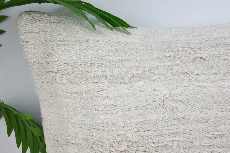 Boho Chic Cushion Cover, Bench Pillow Case, Home Decor Pillow, 16x16 White Pillow Cover, Boho Pillow Sham Cover, Kilim Pillow, Cushion Cover - 2