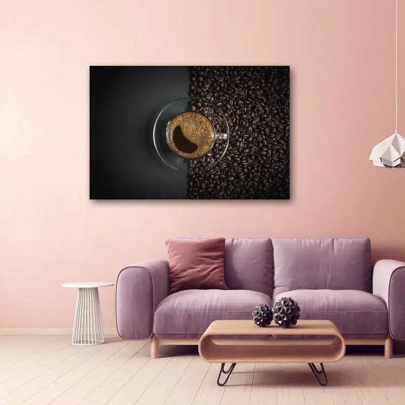 エレガントなプリントガラス: モダンなキッチンとバーの必需品