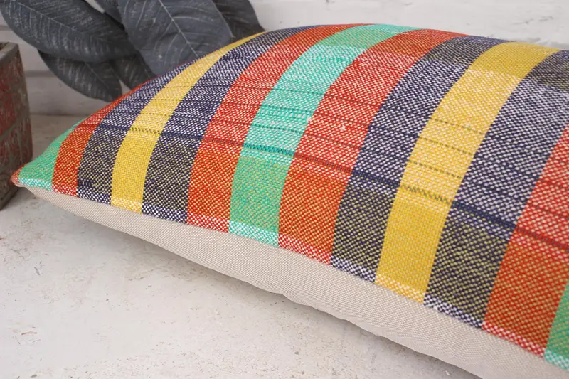 Almohada de diseñador de interiores, simulacro de almohada de sofá, almohada para sofá, caja de cojín verde 12x20, almohada de lanzamiento de kilim vintage, cubierta de cojín - 6