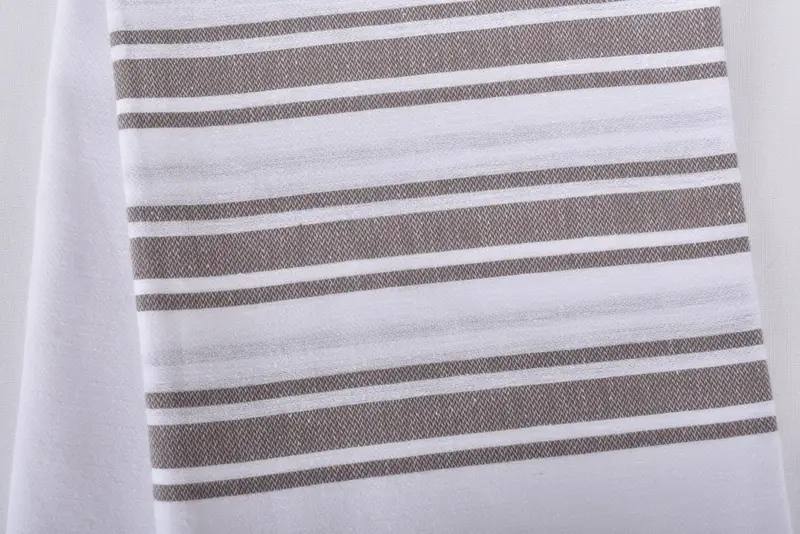 Gift For Him, 70x40 Cotton Striped Towel, Bachelorette Gifts, Organic towel, Custom Towel Beach, Bridal Party Gifts, Travel Towel, Embroidery Towel - 4