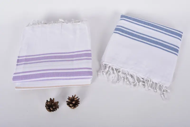 Gift For Him, 70x40 Cotton Striped Towel, Bachelorette Gifts, Organic towel, Custom Towel Beach, Bridal Party Gifts, Travel Towel, Embroidery Towel - 8