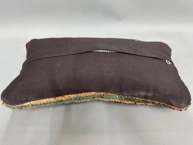 Pillow Sham, Bolster Pillow Sham, Boho Pillow, Boho Pillow Sham Cover, Kilim Pillow, 8x16 Brown Cushion Cover, Cozy Throw Pillow Cover - 7
