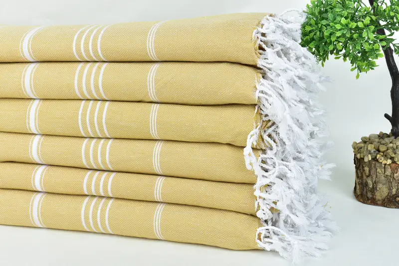 Decorative Blanket, Wedding Favors, Shower Curtain, Bachelorette Party Favors, Bachelorette Favor, 88x60 Cotton Striped Towel, Turkish Blanket Throw - 3