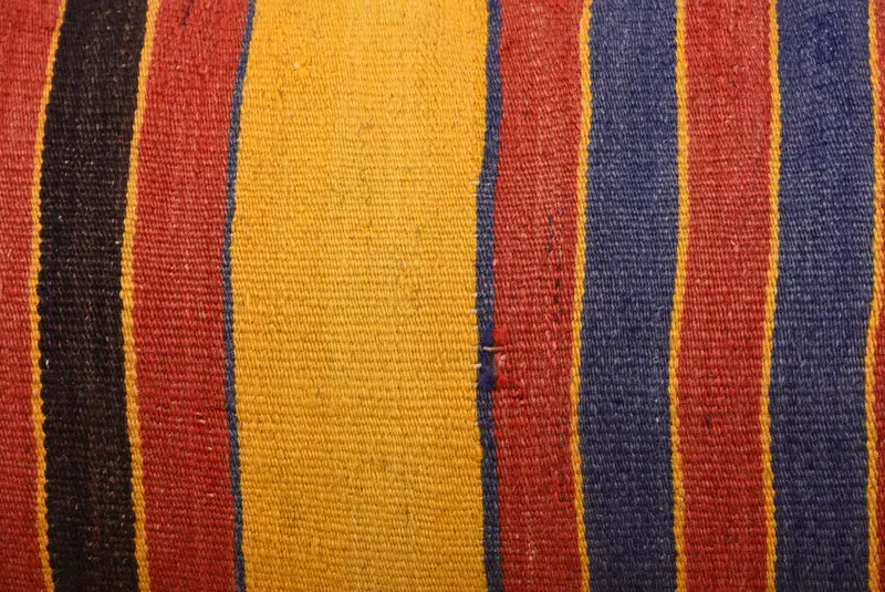 Art Deco Pillow Sham, Ethnical Kilim Rug Pillow, Cushion Case, 16x48 Yellow Pillow Sham, Home Decor Pillow, Pet Cushion Case, Boho Pillow - 3