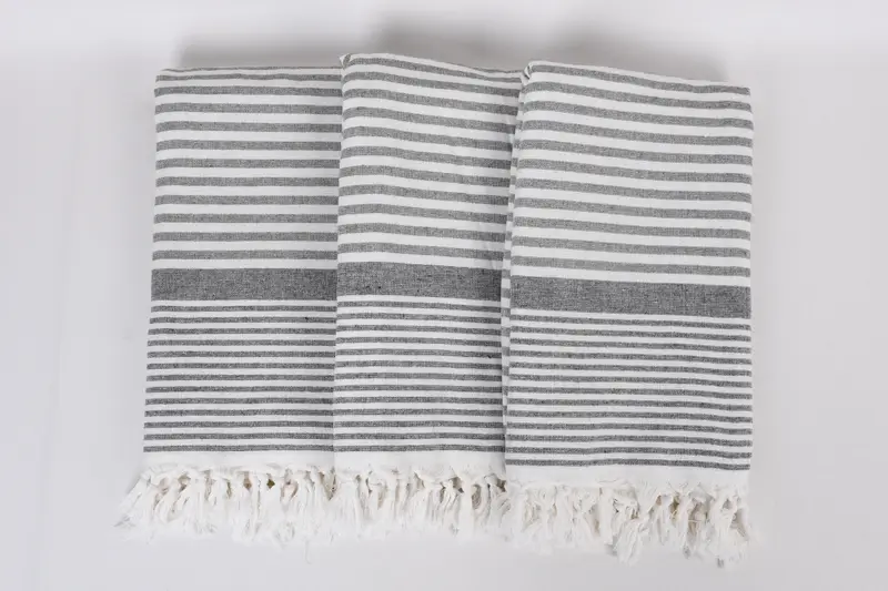 Handmade Gift, Turkish Towel Monogram, Turkish towel, 68x40 Cotton Striped Terry Towel, Custom Gift, Personalized Wedding Gift For Couple - 7