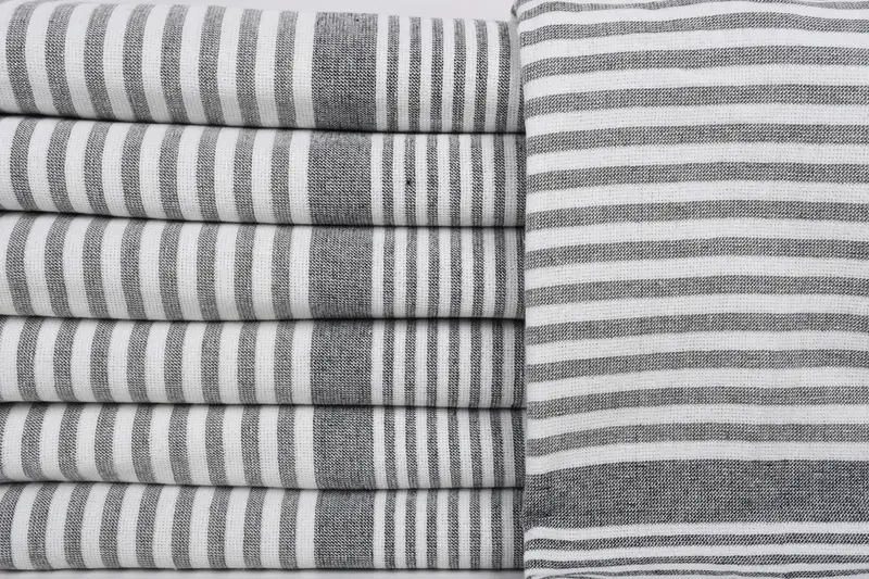 Handmade Gift, Turkish Towel Monogram, Turkish towel, 68x40 Cotton Striped Terry Towel, Custom Gift, Personalized Wedding Gift For Couple - 1