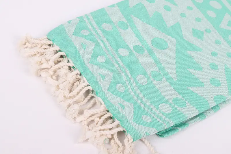 Scarf Towel, Custom Wedding Gifts, Quick-dry towel, 70x40 Cotton Round Pattern Towel, Peshtemal Towel, Gift Towel, Personalized Turkish Beach Towel - 8