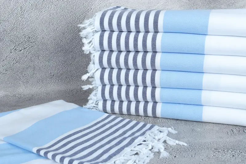 Peshtemal Towel, Holiday Towel, Personalized Gift For Her, 70x40 Cotton Striped Towel, Absorbent Turkish towel, Organic Turkish towel, Spa Towel - 2
