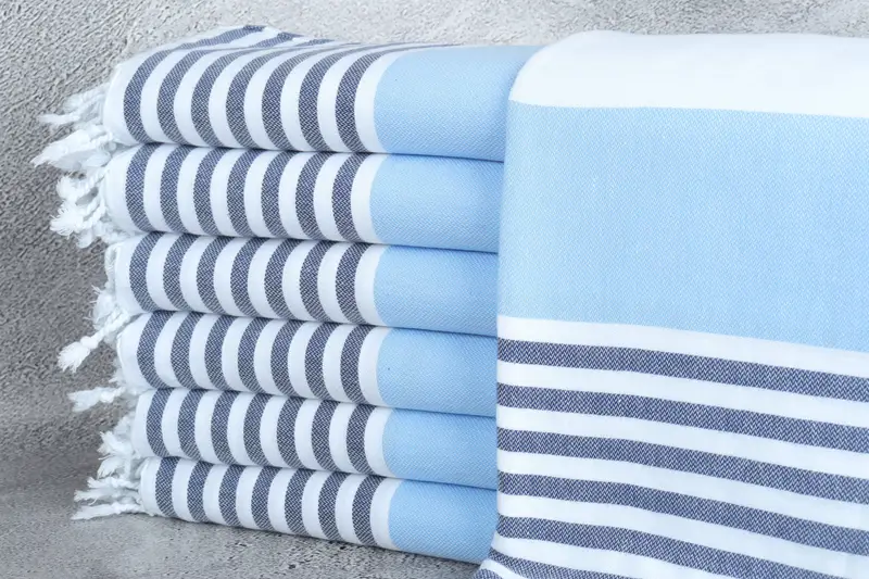 Peshtemal Towel, Holiday Towel, Personalized Gift For Her, 70x40 Cotton Striped Towel, Absorbent Turkish towel, Organic Turkish towel, Spa Towel - 1