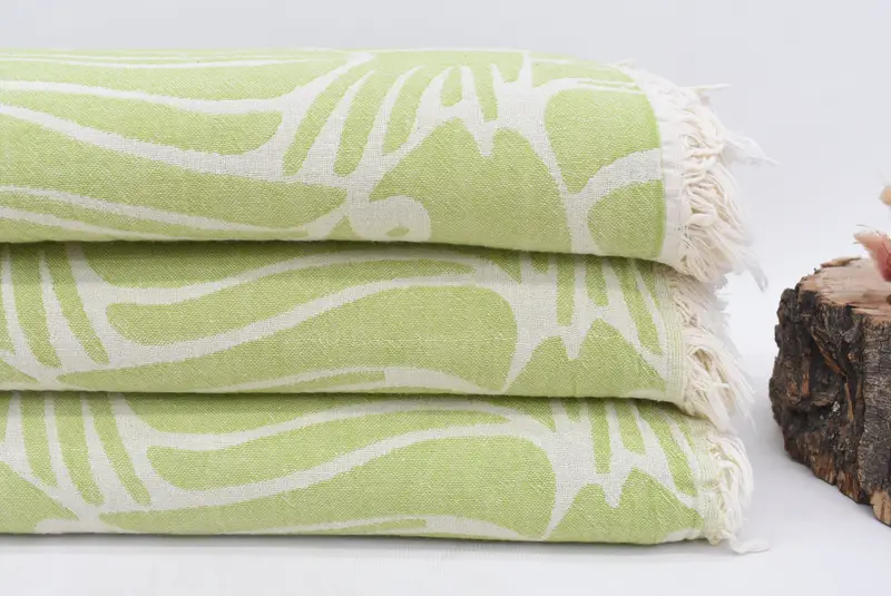 Bridal Shower Gift, Bachelorette Favor, Wedding Favors, 88x80 Cotton Fish Design Towel, Housewarming Gift, First Wedding Anniversary Gift - 1