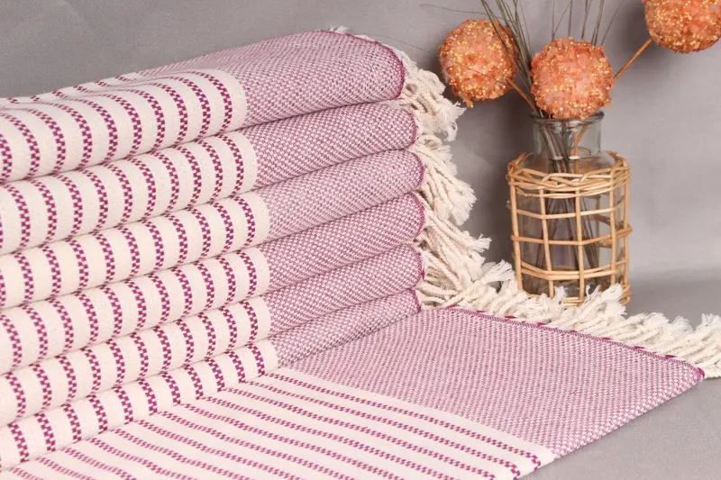76x40 Cotton Striped Towel, Personalized Beach Towel, Sand-Resistant Peshtemal, Bachelorette Party Gifts, Bridal Shower Gift, Baby Boy Gift - 1