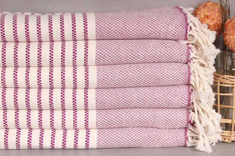 76x40 Cotton Striped Towel, Personalized Beach Towel, Sand-Resistant Peshtemal, Bachelorette Party Gifts, Bridal Shower Gift, Baby Boy Gift - 2
