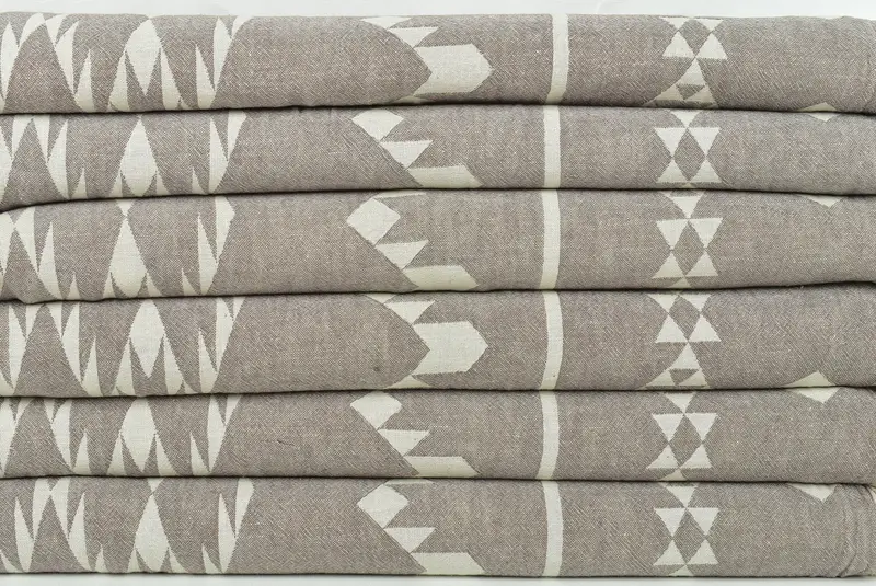 Custom Wedding Gift From Bridesmaid, Bedspread, Personalized Blanket, 70x60 Cotton Geometric Towel, Throw Blanket, Handmade Gift, Turkish Bedspread - 3