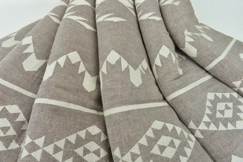 Custom Wedding Gift From Bridesmaid, Bedspread, Personalized Blanket, 70x60 Cotton Geometric Towel, Throw Blanket, Handmade Gift, Turkish Bedspread - 6