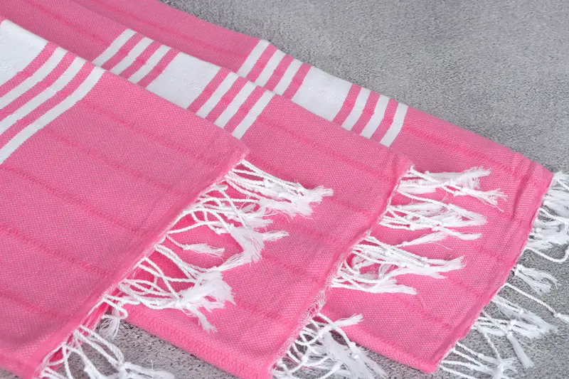 Pool Towels, Bath towel, Custom Towel, Handmade Gift, Turkish towel bulk order for wedding gifts, 70x40 Cotton Striped Towel, Quick-Dry Beach Towel - 5