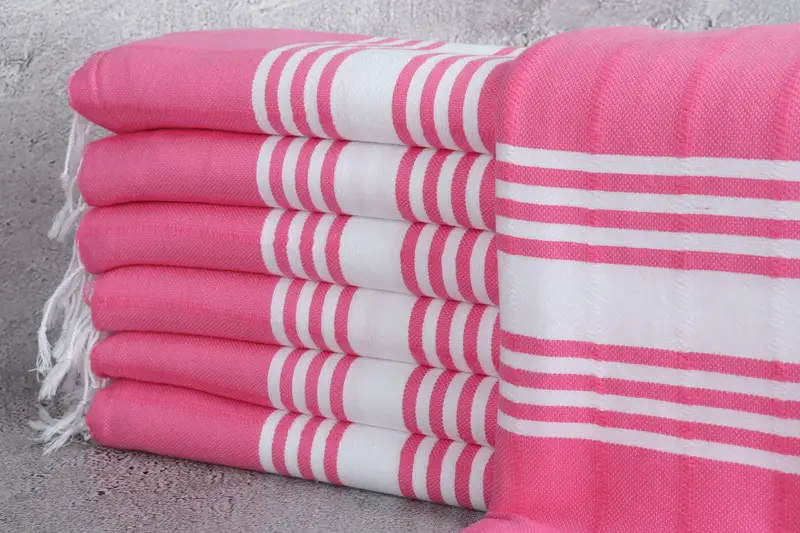 Pool Towels, Bath towel, Custom Towel, Handmade Gift, Turkish towel bulk order for wedding gifts, 70x40 Cotton Striped Towel, Quick-Dry Beach Towel - 1