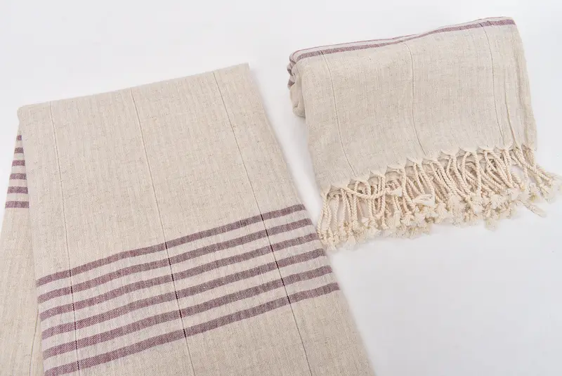 68x36 Cotton Striped Towel, Monogram Turkish Towel, Peshtemal, Gym Towel, Bridesmaid Gifts, Best Friend Wedding Gift, Personalized Bridesmaid Gift - 7