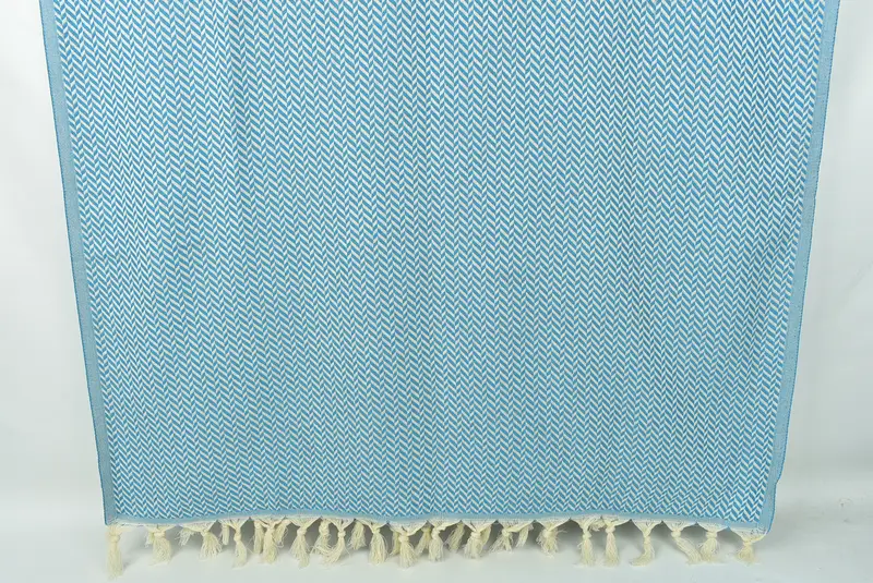 Sand-resistant towel, 70x40 Cotton Chevron Towel, Family Gift, Beach Towel Bulk, Beach towel, Beach Towel Monogram, Handmade Turkish Towel - 8