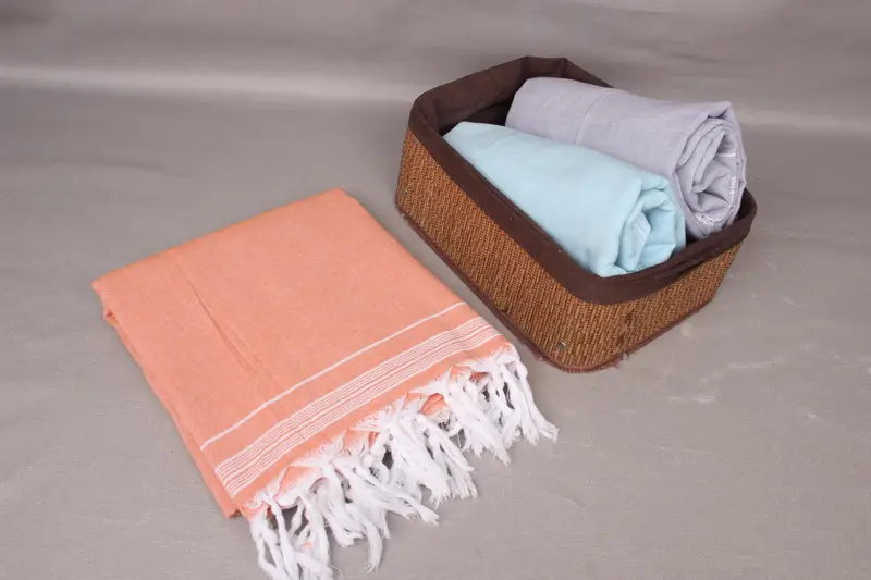 Throw Blankets, Girl Trip Party Favor, Custom Wedding Gifts, Organic Throw, 92x56 Cotton Striped Towel, Woven Blanket, Turkish Bedspread, Tablecloth - 6