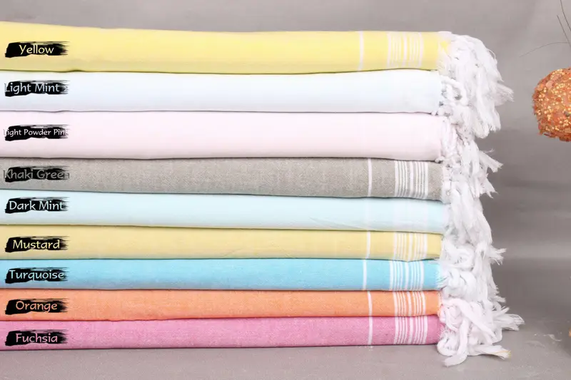 Throw Blankets, Girl Trip Party Favor, Custom Wedding Gifts, Organic Throw, 92x56 Cotton Striped Towel, Woven Blanket, Turkish Bedspread, Tablecloth - 1