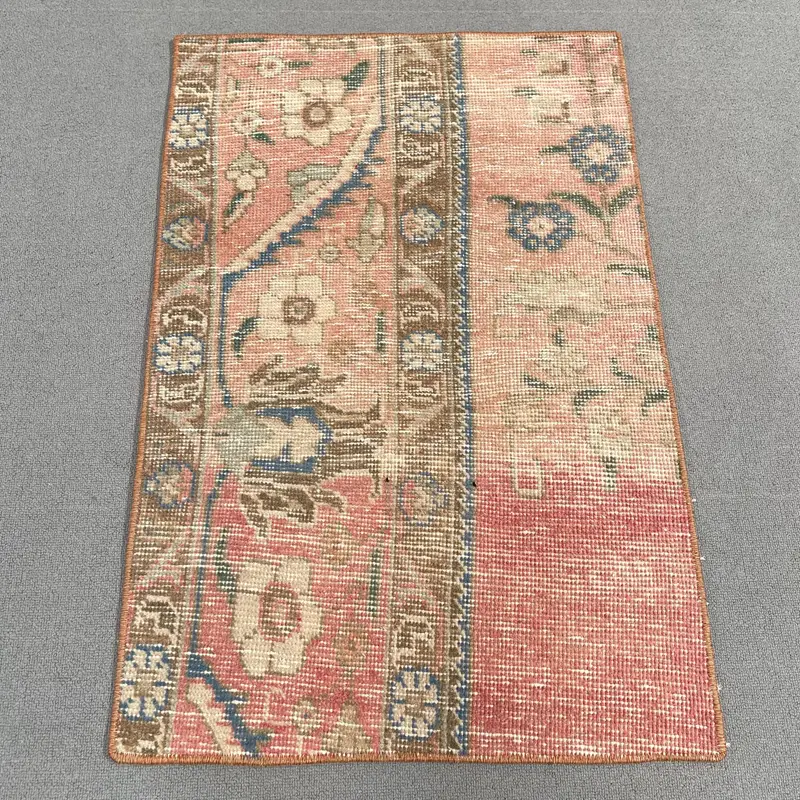 Alfombra de camuflaje rosa, acento elegante para el hogar de 2x3 pies