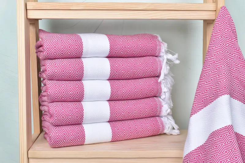 Bachelor Party Favors, Bridesmaid Gift, 70x40 Cotton Diamond Towel, Bridal Shower Gift, Turkish Towel Beach, Turkish Towel Beach Towel - 1