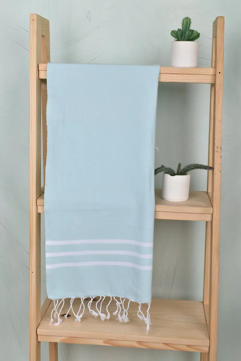Valentine Day Gift For Her, Gym Towel, Custom Hand Towel, Monogram Hand Towel, Small Bath Towels, Best Friend Gift Ideas, 40x24 Cotton Striped Towel - 8