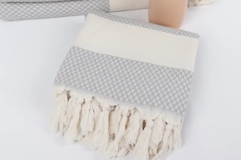 68x36 Cotton Geometric Towel, Luxury Turkish beach towel for summer vacation, Summer Gift, Quick-dry towel, Bridal Shower Gift, Wedding Gift Ideas - 5
