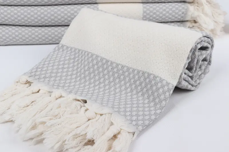 68x36 Cotton Geometric Towel, Luxury Turkish beach towel for summer vacation, Summer Gift, Quick-dry towel, Bridal Shower Gift, Wedding Gift Ideas - 4
