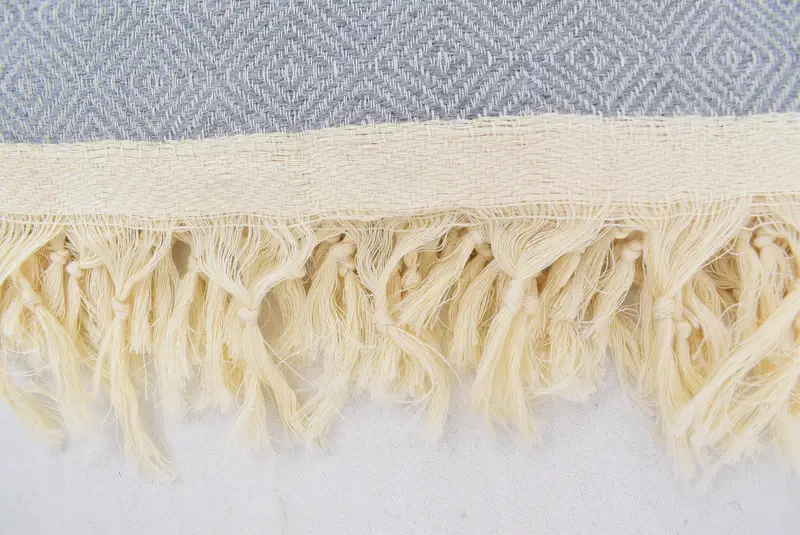 Woven Throw Blanket, Bedspread, Turkish Bedcover, Woven Blanket, Halloween Blanket, Organic Beach Blanket, Bride Gift, 104x80 Cotton Diamond Towel - 7