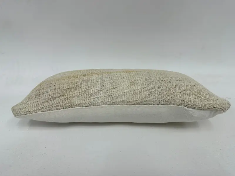 Interior Designer Pillow, Pillow Sham, 8x16 White Pillow Cover, Kilim Pillow, Lounge Throw Cushion, Bed Cushion, Ethnical Kilim Rug Pillow - 5