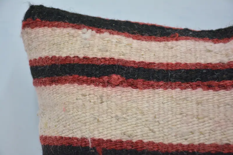 Güneybatı Yastığı, Koltuk Yastığı Kılıfı, Boho Yastığı, Türk Yastığı, Boho Yastık Sham Cover, Sürdürülebilir Yastık, Yastık Kılıfı, 12x12 Kırmızı Yastık - 2