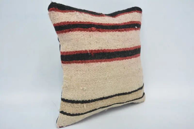 Güneybatı Yastığı, Koltuk Yastığı Kılıfı, Boho Yastığı, Türk Yastığı, Boho Yastık Sham Cover, Sürdürülebilir Yastık, Yastık Kılıfı, 12x12 Kırmızı Yastık - 3