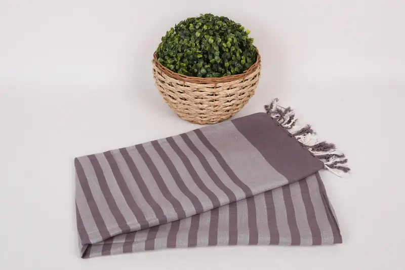 Turkish Towel Beach, 68x36 Cotton Striped Towel, Beach Towel Gift, Bridesmaid Favors, Fringed Turkish peshtemal beach towel USA, Custom Beach Towel - 4