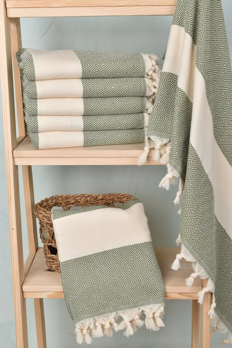 Spa Towel, 70x40 Cotton Diamond Towel, Turkish Towel Beach, Sand-resistant towel, Best Friend Christmas Gift, Personalized Gifts, Bachelor Towel - 3