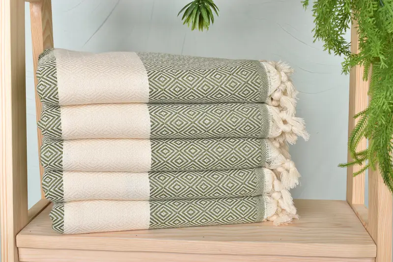 Spa Towel, 70x40 Cotton Diamond Towel, Turkish Towel Beach, Sand-resistant towel, Best Friend Christmas Gift, Personalized Gifts, Bachelor Towel - 2