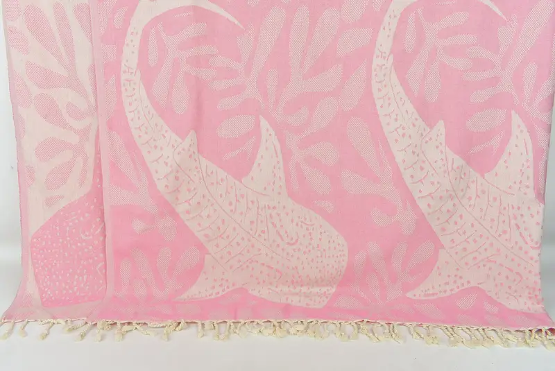 100x92 Cotton Whale Design Towel, Wedding Favors, Custom Wedding Gift From Bridesmaid, Personalized Gifts, Throw Blanket, Gift For The Home - 1