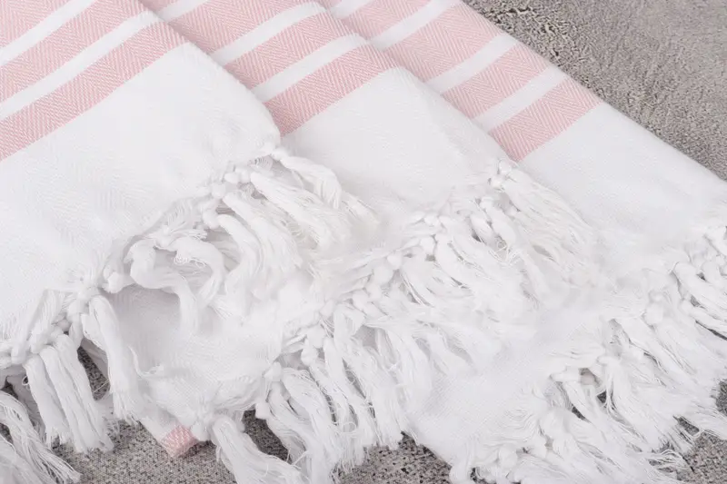 Personalized Towel, Gift For Her, Turkish Bath Towel Set, Sand-free towel, Peshtemal Towel USA, Bachelor Party Gifts, 70x40 Cotton Herringbone Towel - 5