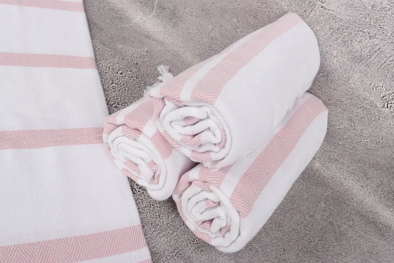 Personalized Towel, Gift For Her, Turkish Bath Towel Set, Sand-free towel, Peshtemal Towel USA, Bachelor Party Gifts, 70x40 Cotton Herringbone Towel - 8