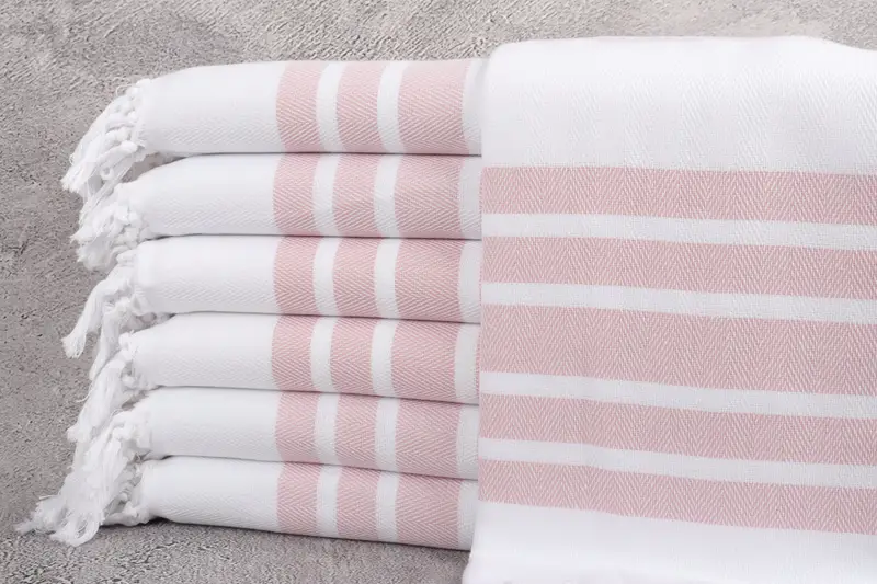 Personalized Towel, Gift For Her, Turkish Bath Towel Set, Sand-free towel, Peshtemal Towel USA, Bachelor Party Gifts, 70x40 Cotton Herringbone Towel - 1