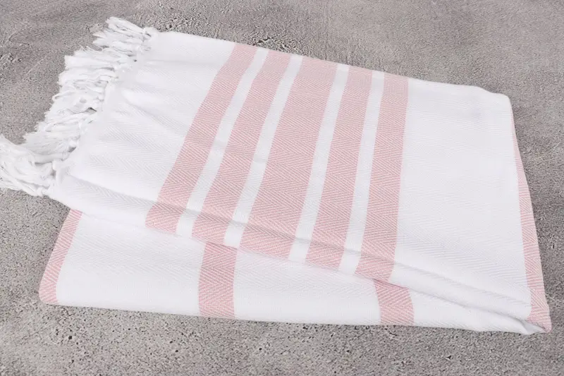 Personalized Towel, Gift For Her, Turkish Bath Towel Set, Sand-free towel, Peshtemal Towel USA, Bachelor Party Gifts, 70x40 Cotton Herringbone Towel - 6