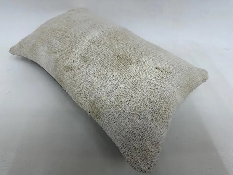 Ottoman Cushion Cover, Pillow for Sofa, Bed Cushion Cover, Sofa Cushion Cover, Kilim Pillow, Turkish Pillow, Cushion Cover, 12x20 Beige Pillow Sham - 6