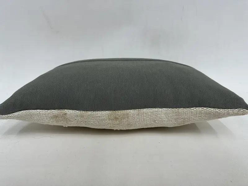 Ottoman Cushion Cover, Pillow for Sofa, Bed Cushion Cover, Sofa Cushion Cover, Kilim Pillow, Turkish Pillow, Cushion Cover, 12x20 Beige Pillow Sham - 7