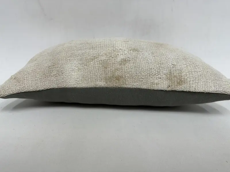 Ottoman Cushion Cover, Pillow for Sofa, Bed Cushion Cover, Sofa Cushion Cover, Kilim Pillow, Turkish Pillow, Cushion Cover, 12x20 Beige Pillow Sham - 5