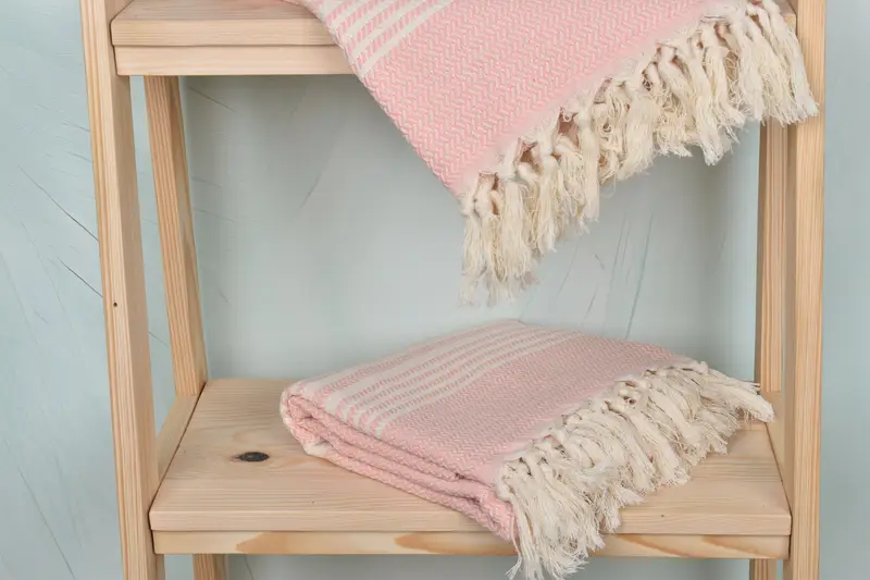Home Gift, Luxury Turkish Bath Towel, Guest Towel, 70x40 Cotton Striped Towel, Custom Beach Towels, Bath towel, Housewarming Gift, Thin towel - 5