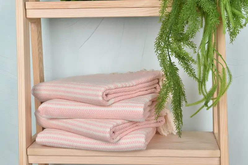 Home Gift, Luxury Turkish Bath Towel, Guest Towel, 70x40 Cotton Striped Towel, Custom Beach Towels, Bath towel, Housewarming Gift, Thin towel - 7